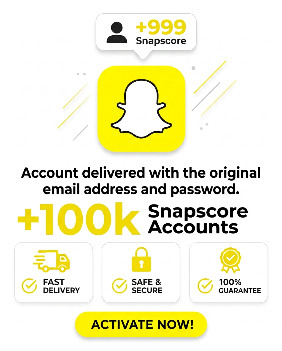 Buy 100,000 Snap Score Account Snapchat (100k SnapScore)